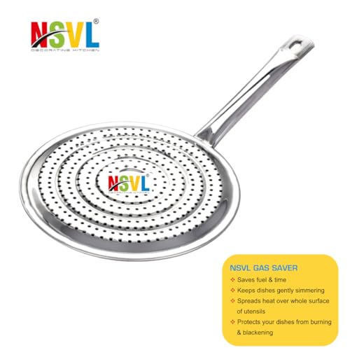 Nsvl roaster pulka grill for gas stove, jali for kitchen cooking, roti grill, brinjal roaster, papad roaster,roti jali (full steel roaster)