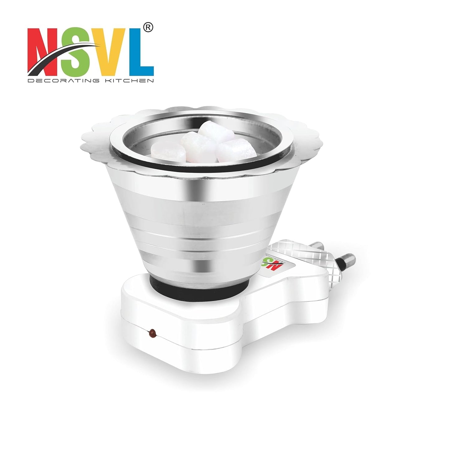 NSVL 2 PC Electric Kapoor Dani Stand Kapur Incense Burner/ kapurdani / kapoordani / Camphor Burner / Classy Puja Articles