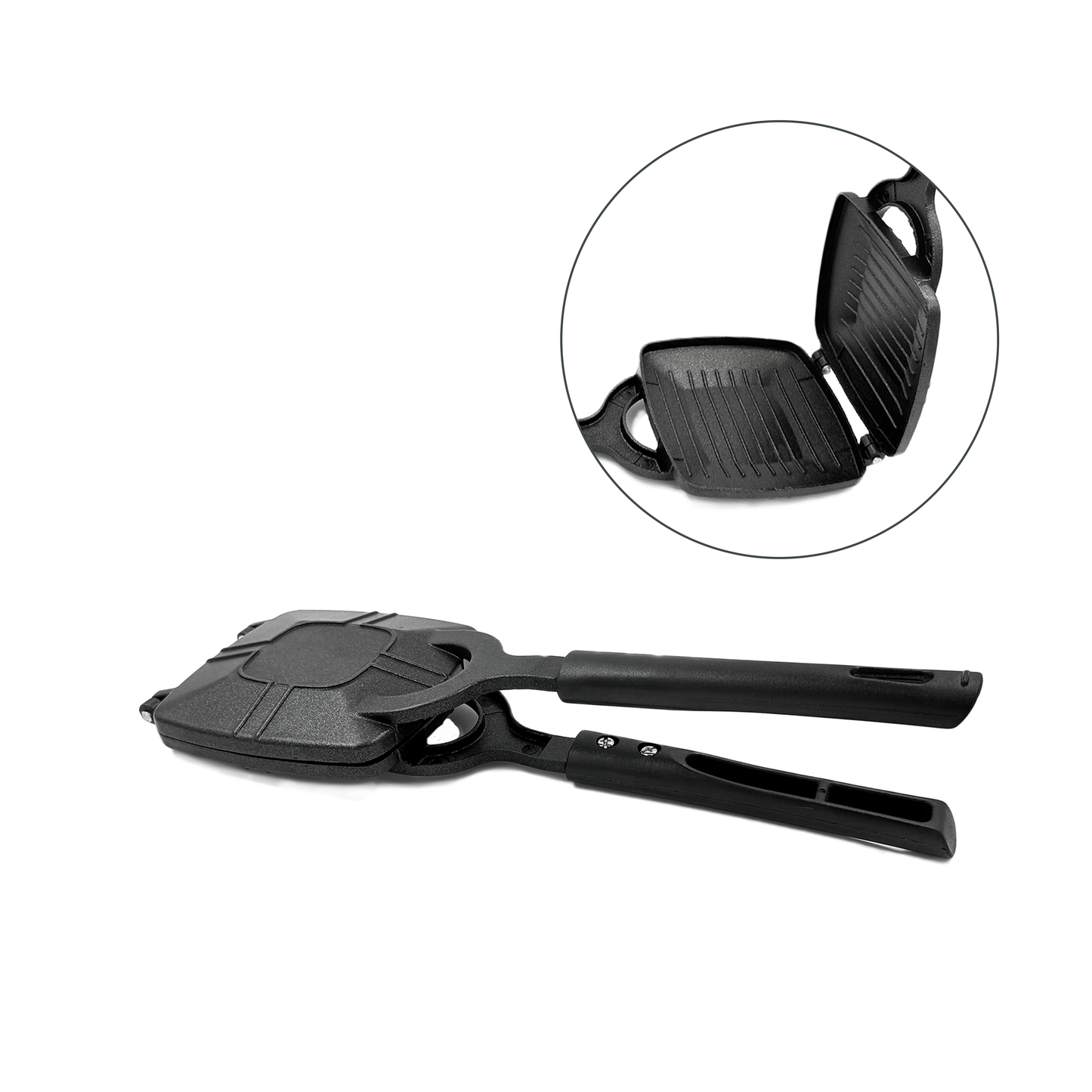 NSVL Grill Gas Sandwich Toaster - Nonstick Grill, Stay-Cool Handles. Perfect for Grill Crispy Sandwich Maker