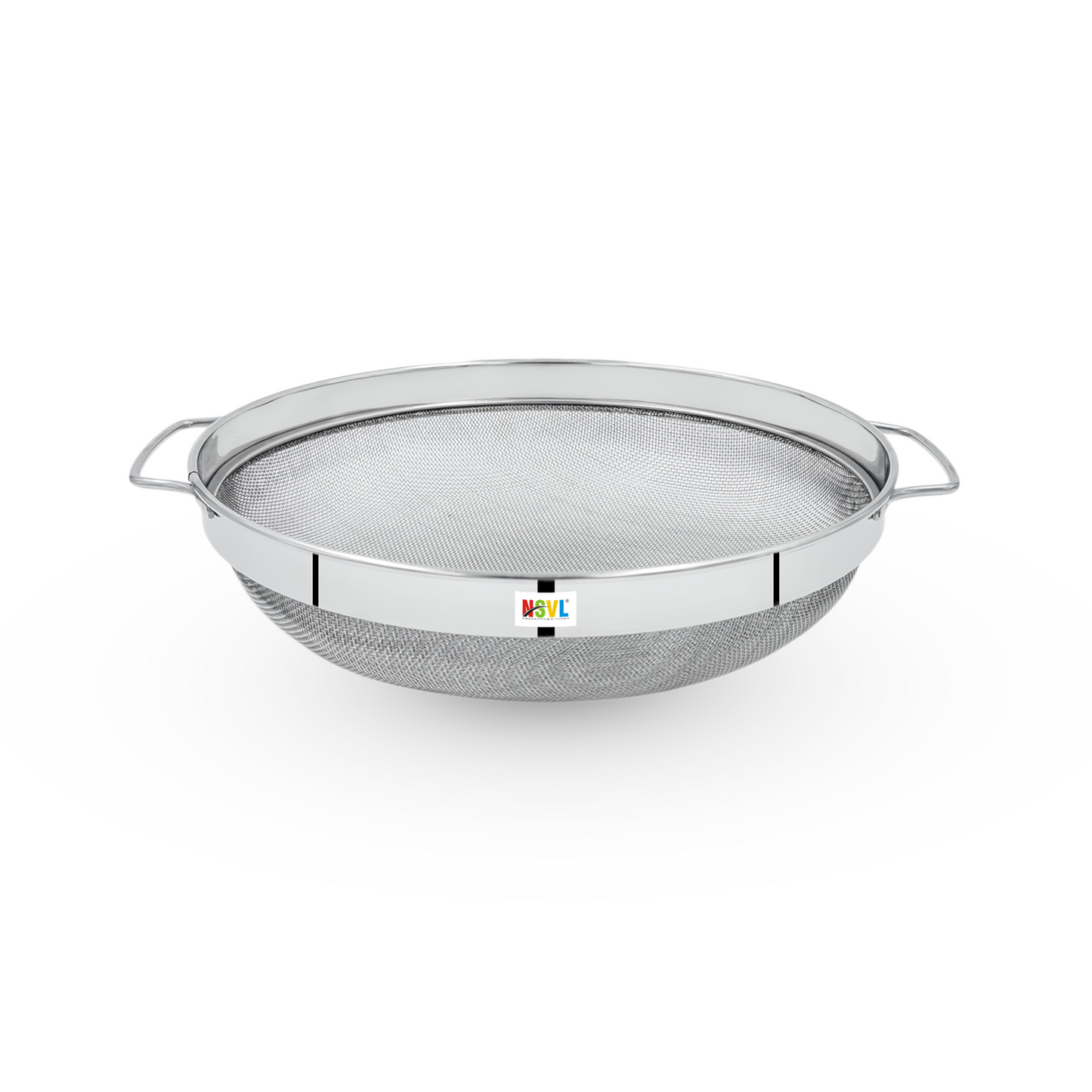 NSVL Stainless Steel Puran Jali Big /Chalani/Strainer | Mesh for Sieving and Pulping of Food Grain and Mango