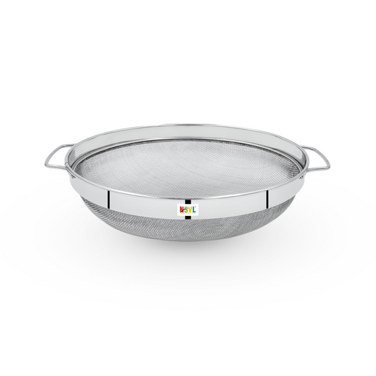 NSVL Stainless Steel Puran Jali Big /Chalani/Strainer | Mesh for Sieving and Pulping of Food Grain and Mango
