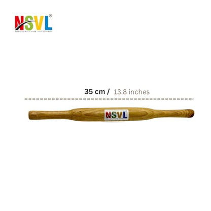 NSVL Wooden Roti Roller Belan Large (Sagwan Wood Belan)