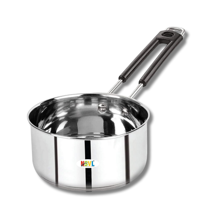 Nsvl Stainless Steel Sauce Pan, Tea Pan, Milk Pan Heavy Guage Sauce Pan 15 cm diameter 2 L capacity  (Stainless Steel, Non-stick, Induction Bottom)