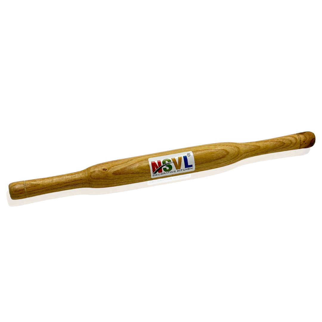 NSVL Neem Polpat Chakla Roti Chapati Maker 25 cm with Sagwan Roti Belan Rolling Pin 35 cm (Neem Polpat with Sagwan Belan)
