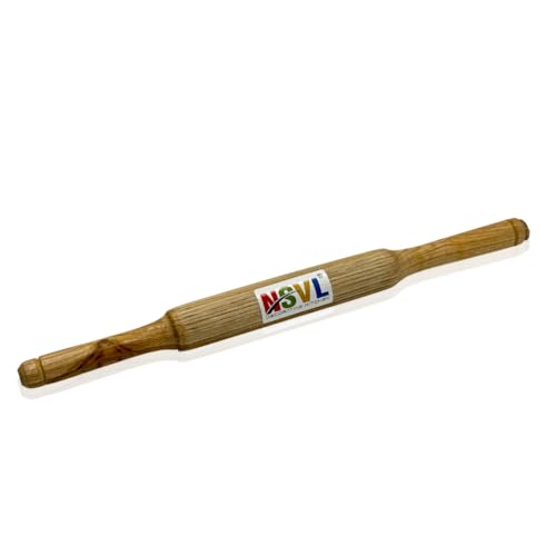 NSVL Wooden Roti Roller Belan Large (Sagwan Wood Papad Belan)