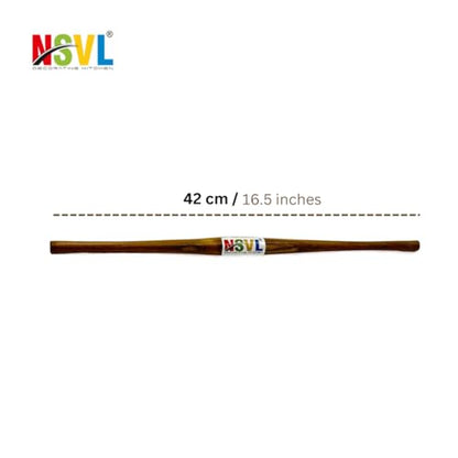 NSVL Wooden Roti Roller Belan Large (Sagwan Wood Gujrati Belan)