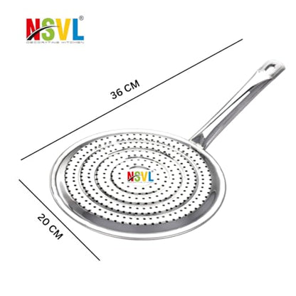 Nsvl roaster pulka grill for gas stove, jali for kitchen cooking, roti grill, brinjal roaster, papad roaster,roti jali (full steel roaster)