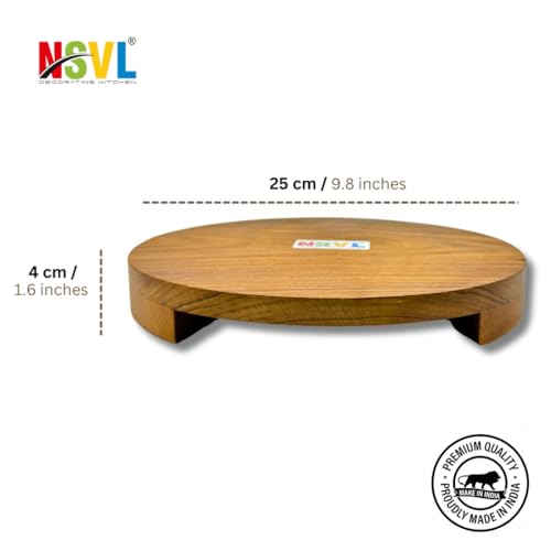 NSVL Sagwan Wooden Roti Polpat Chakla Chapati Maker Sagwan polpat 25cm