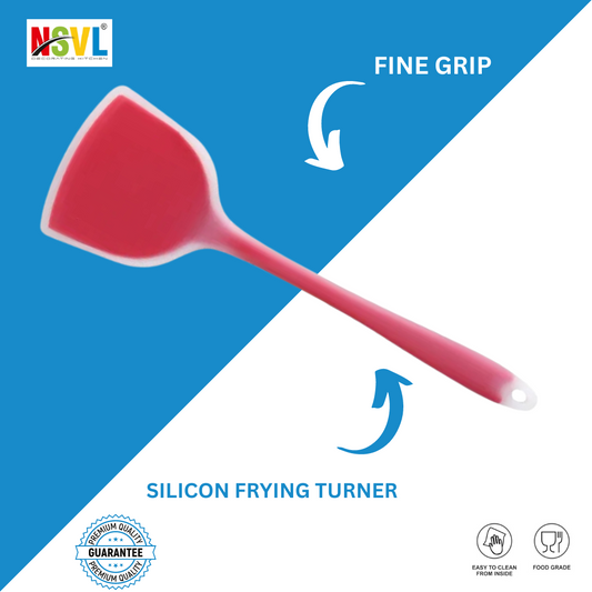 NSVL Silicone Spatula, Durable Heat-Resistant Non-Stick Turner