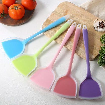 NSVL Silicone Spatula, Durable Heat-Resistant Non-Stick Turner