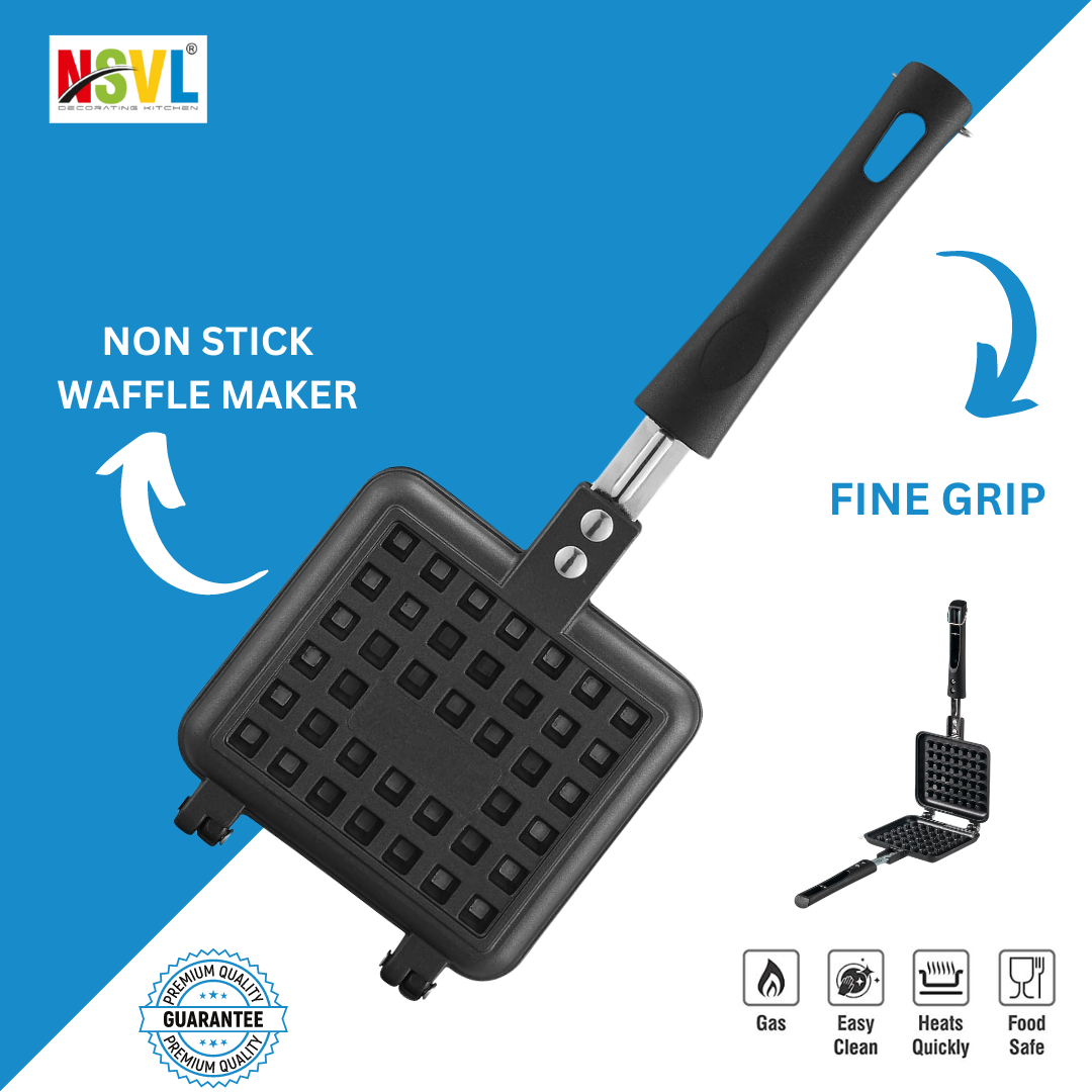 NSVL Waffle Maker For Home | Non Stick Waffle Maker Easy Cook|Waffle Mold For Gas Stove