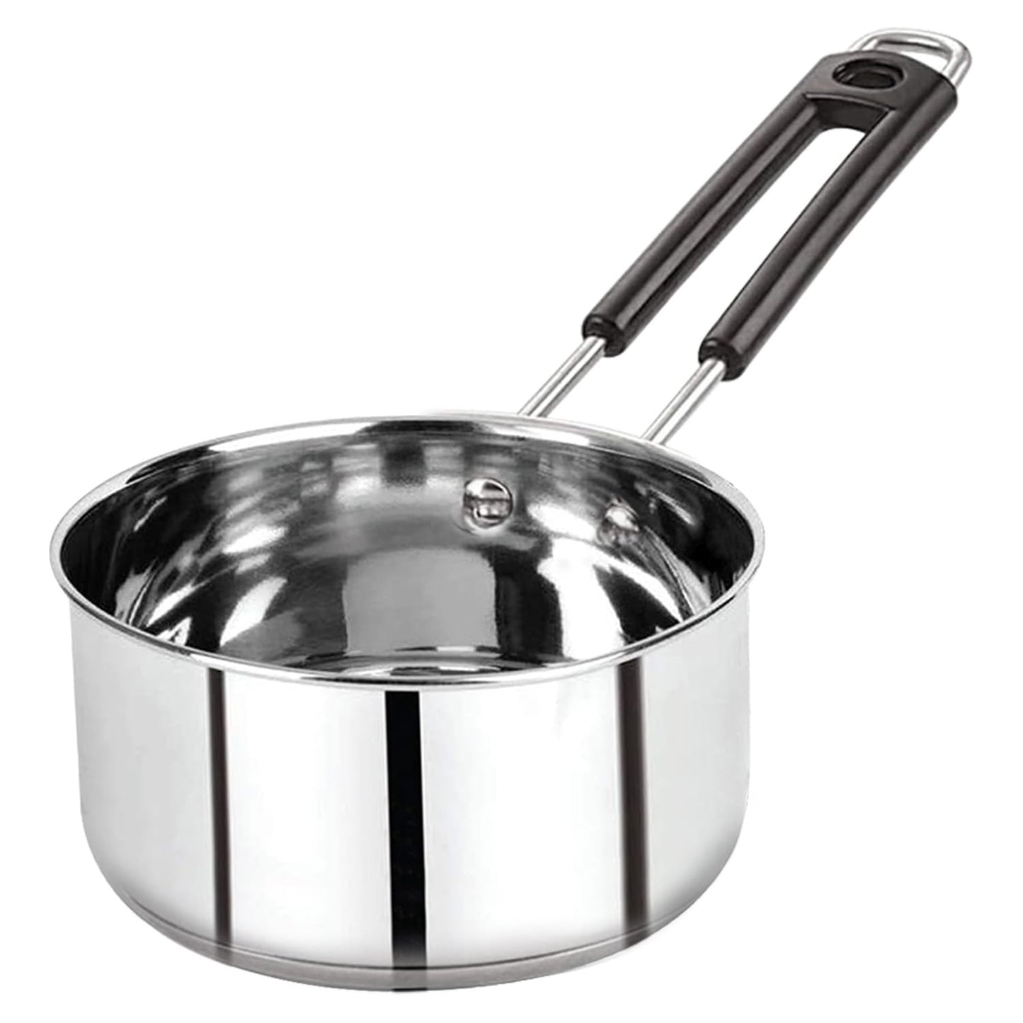 Nsvl Stainless Steel Sauce Pan, Tea Pan, Milk Pan Heavy Guage Sauce Pan 15 cm diameter 2 L capacity  (Stainless Steel, Non-stick, Induction Bottom)