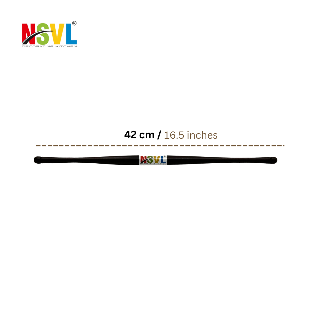 NSVL Wooden Roti Roller Belan Large (Sheesham Wood Gujrati Belan)