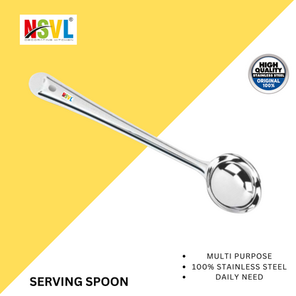 NSVL Deep Ladle/Karchi/Milk Ladle/Soup Ladle for Seving/Cooking/Pouring All Types of Gravies/Dal/Curries