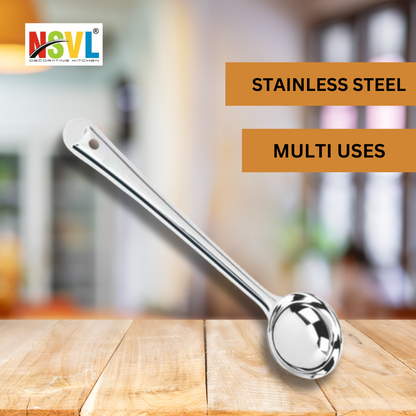 NSVL Deep Ladle/Karchi/Milk Ladle/Soup Ladle for Seving/Cooking/Pouring All Types of Gravies/Dal/Curries