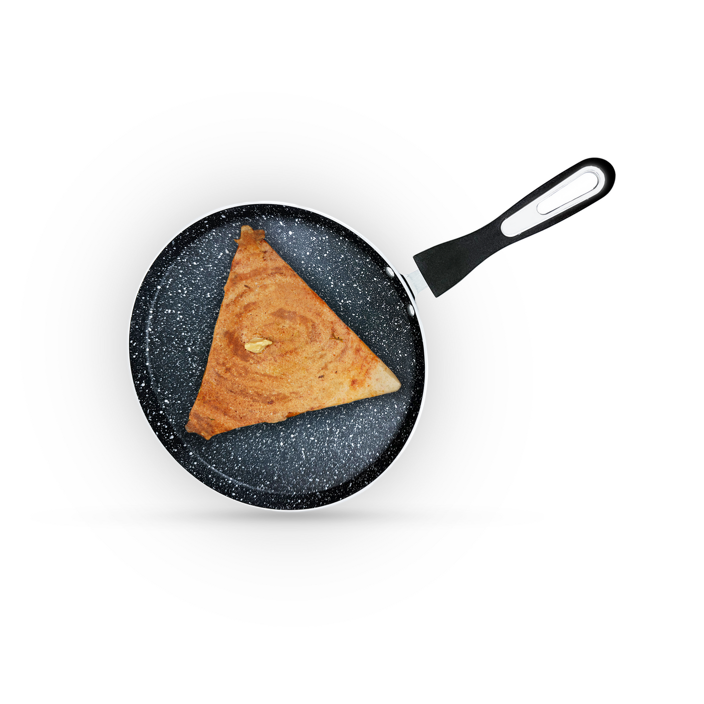 NSVL Prime Series Granite Dosa Tawa 3mm-Thick Non Stick (Induction and Gas Stove Compatible), 280 mm, Aluminium, Black